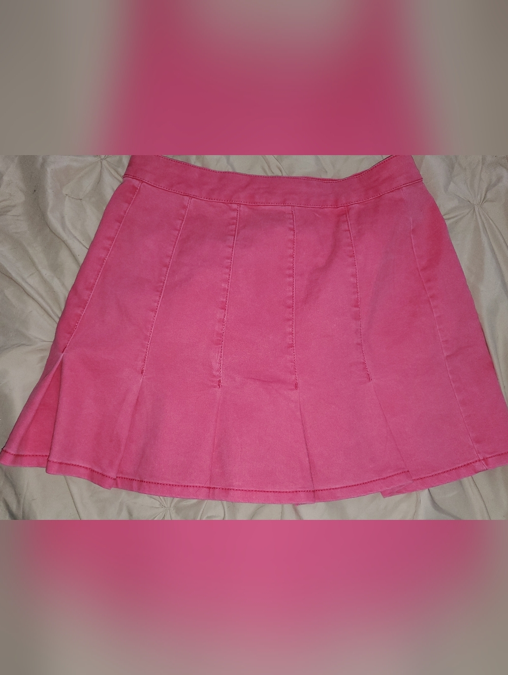 No Boundaries Hot Pink Circle Skirt